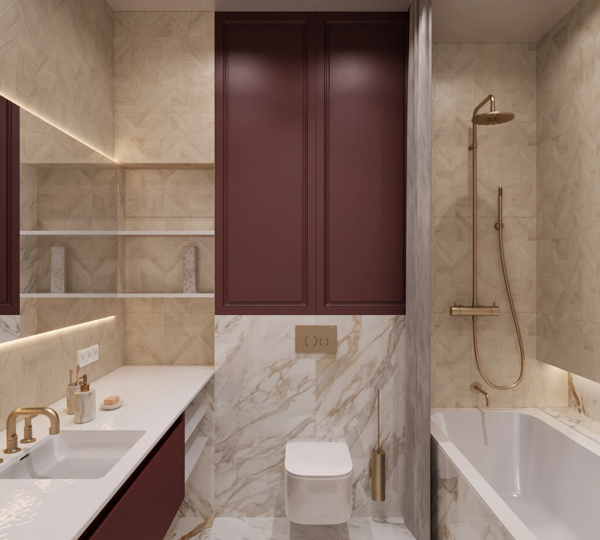 Керамогранит Аркадия Керамика RT7013-P Rockwood Oak Rustic Wood 60x120 бежевый