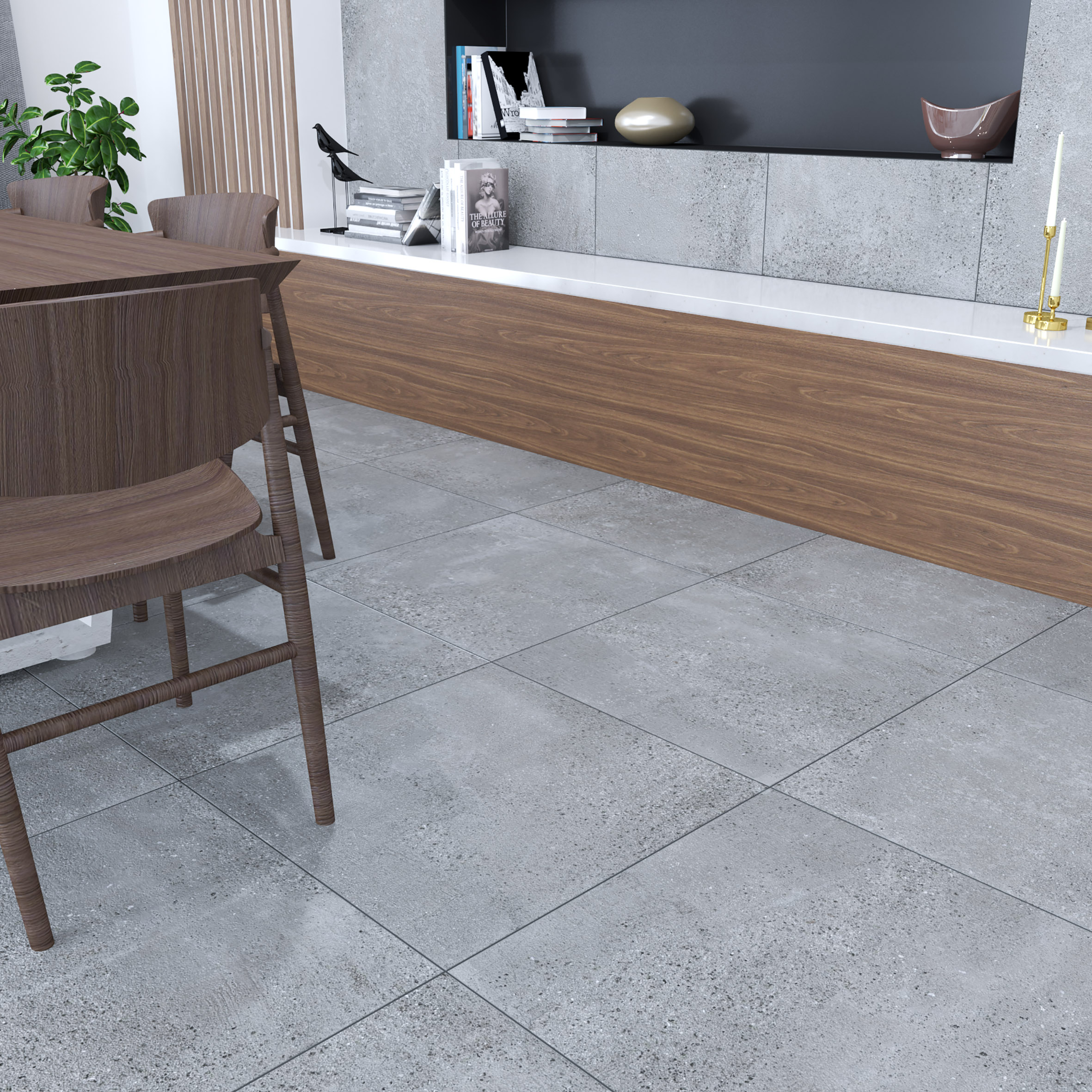 Керамогранит Laparet Tiffany графитовый 60x120 матовый