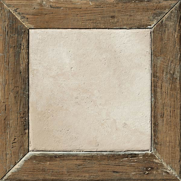 Керамогранит ColiseumGres Garda Bianco Frame 45x45