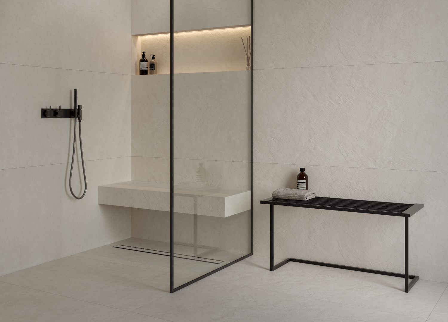 Керамогранит Керранова Naedine Сappuccino K-2153/SR/600x1200x10 коричневый