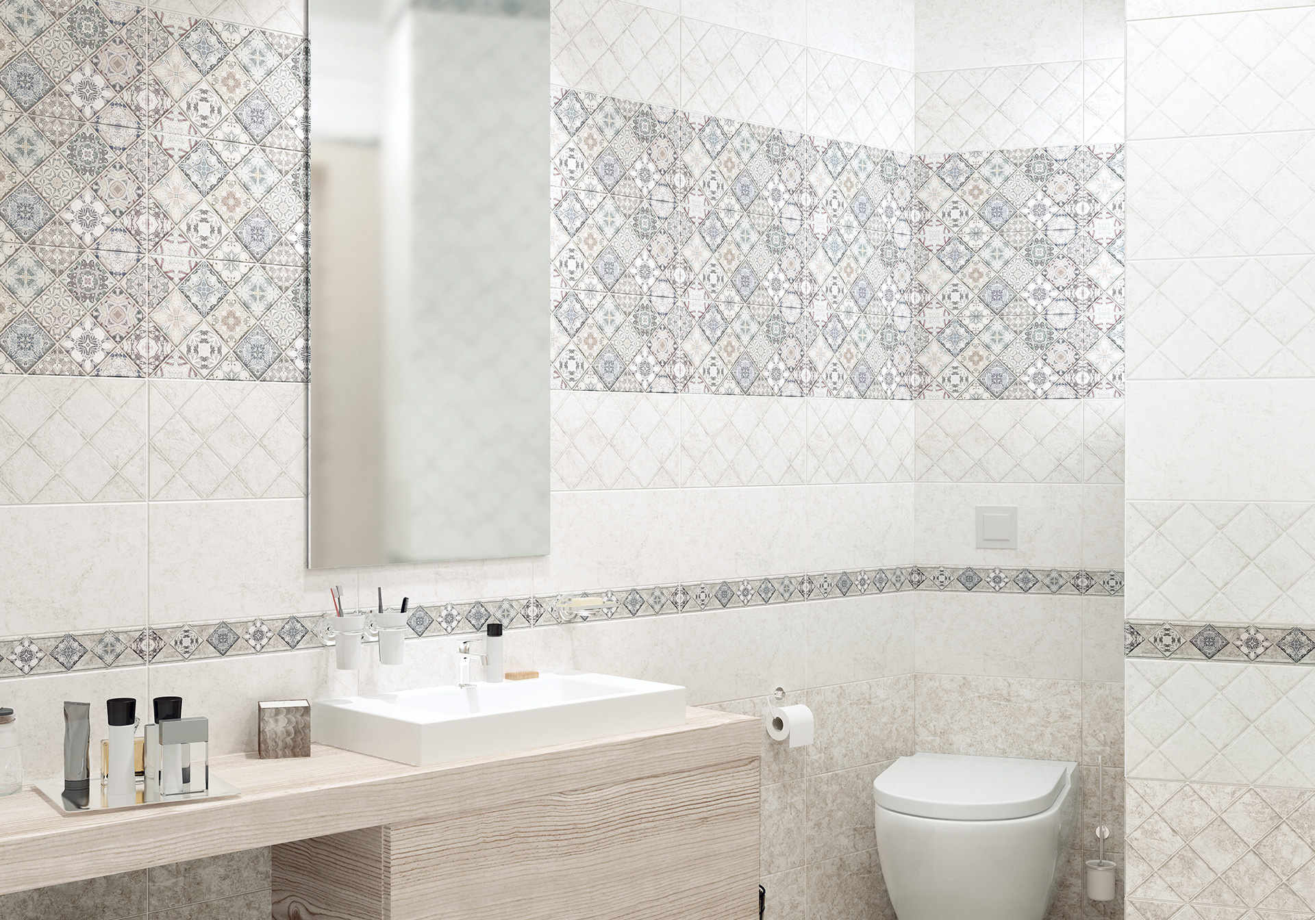 Керамическая плитка Alma Ceramica Тревис TWU09TVS414 коричневый 24.9x50