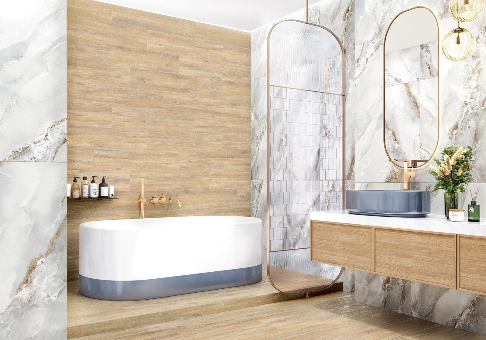 Керамогранит Alma Ceramica Milton GFA2090MLT40R 20х90