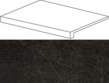 Ступень фронтальная Atlas Concorde Wise Dark 33x60 лаппатированная
