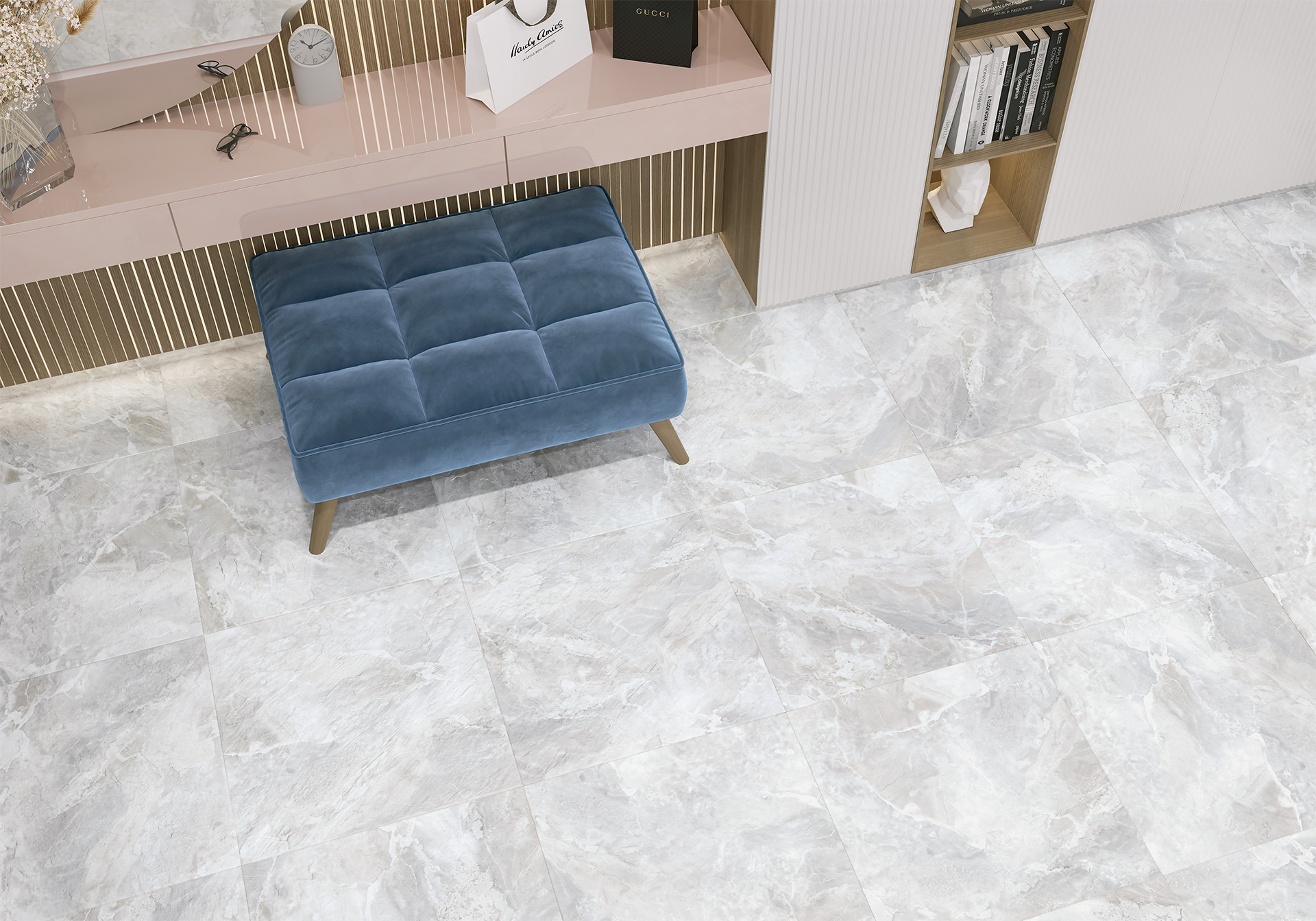 Керамогранит Alma Ceramica Барджилио GFU04BDG07R серый 60x60