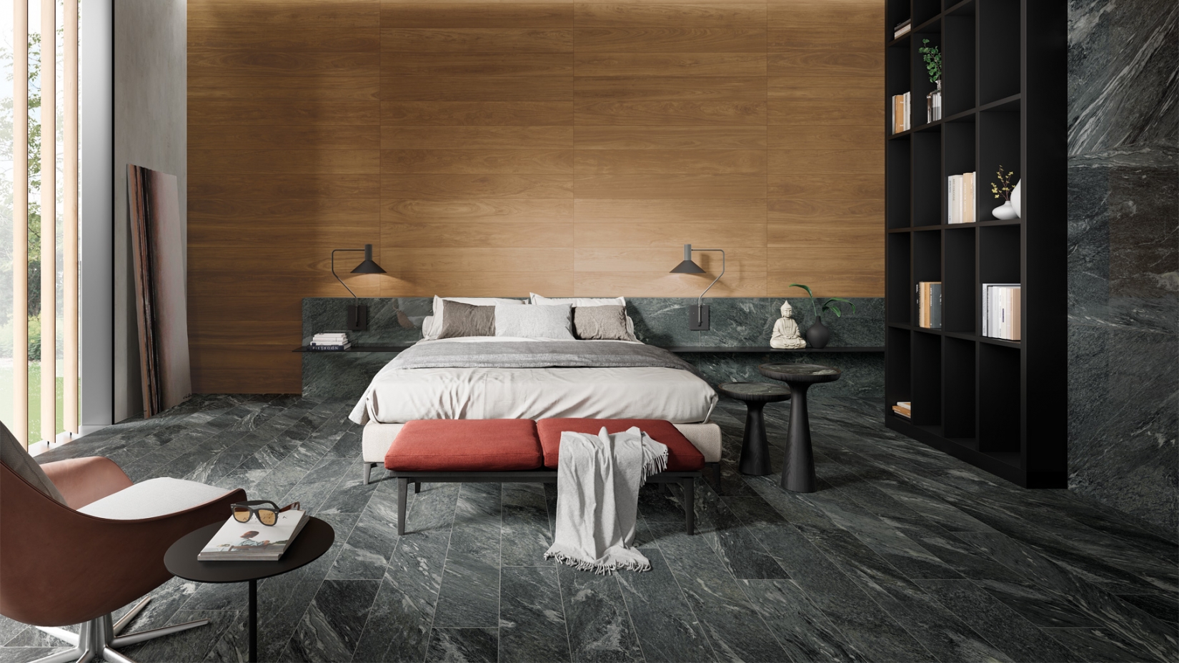 Декор Italon Skyfall Bianco Block 40x53