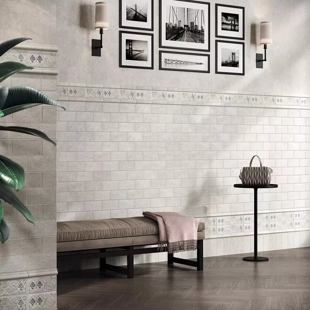 Керамогранит Kerama Marazzi SG402300N Листоне серый 9,9x40,2