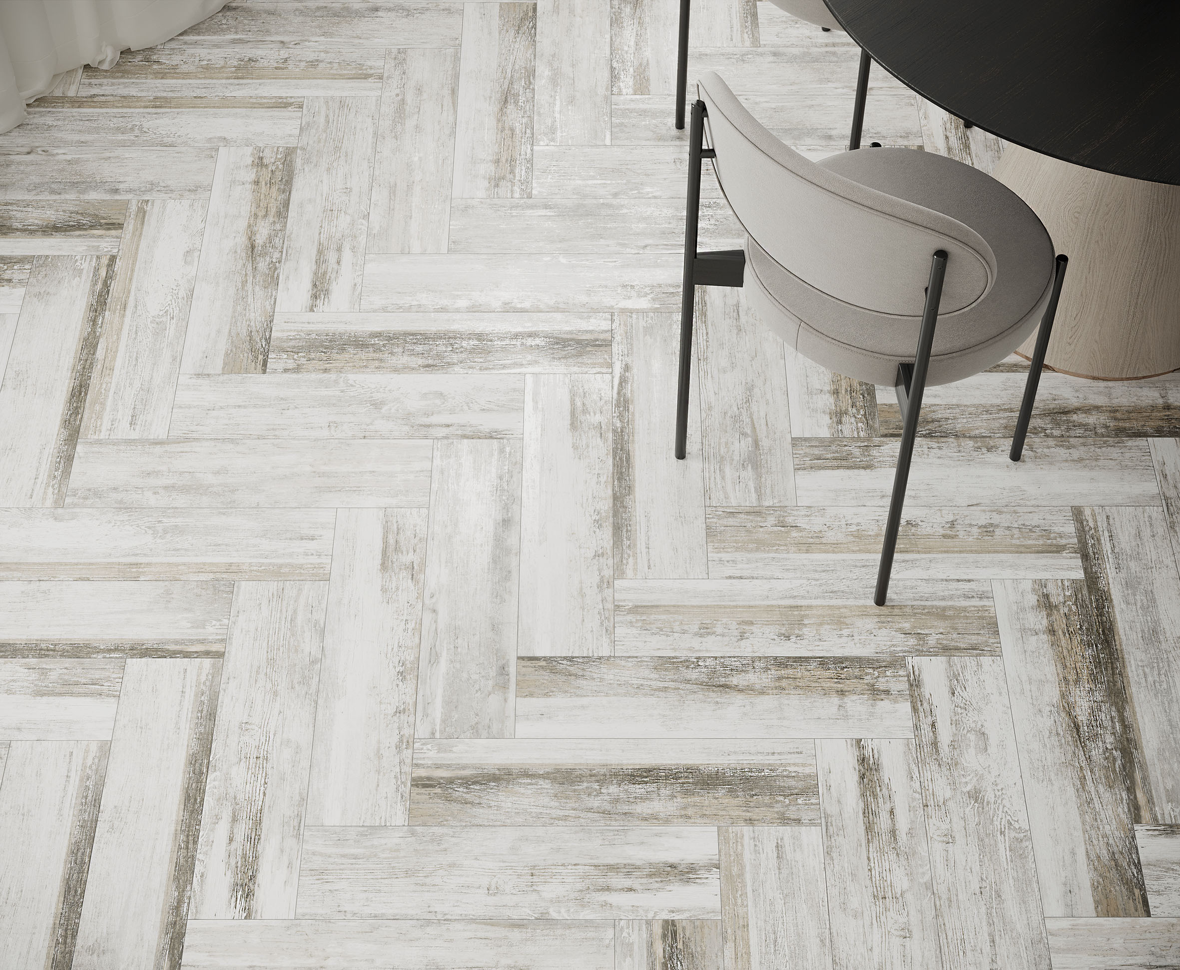 Керамогранит (PR 0008) Laparet Porto серый 15x60 матовый