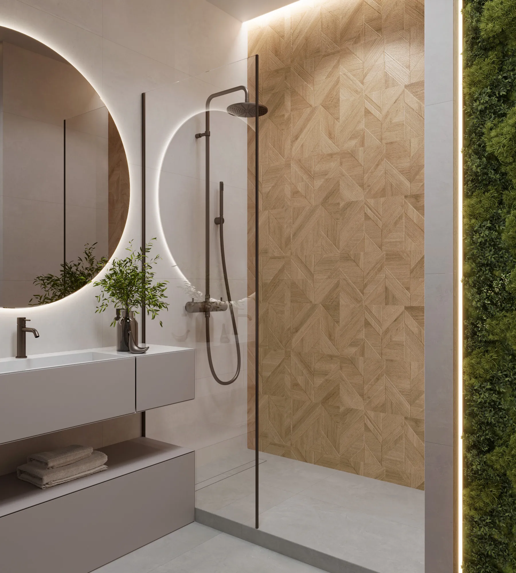 Керамогранит Аркадия Керамика RT7013-P Rockwood Oak Rustic Wood 60x120 бежевый