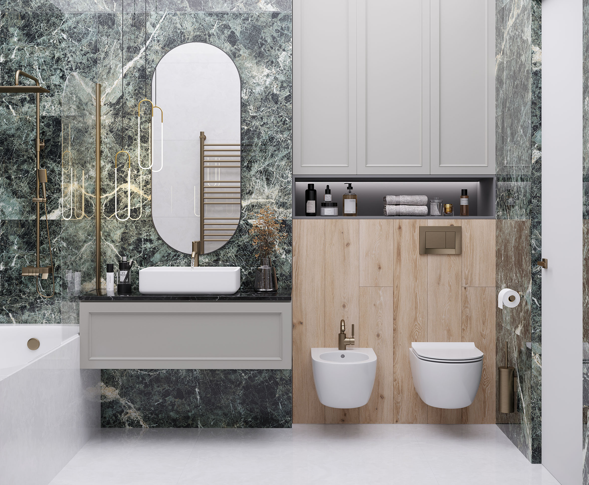 Керамогранит Laparet Nembus Green 60x120 полированный