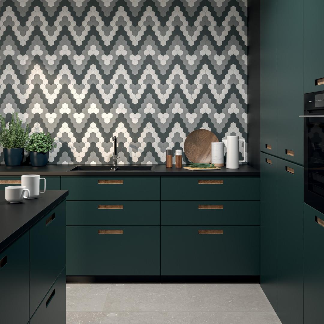 Керамогранит Kerama Marazzi Агуста белый натуральный из 36 частей 30.1x30.1 21058