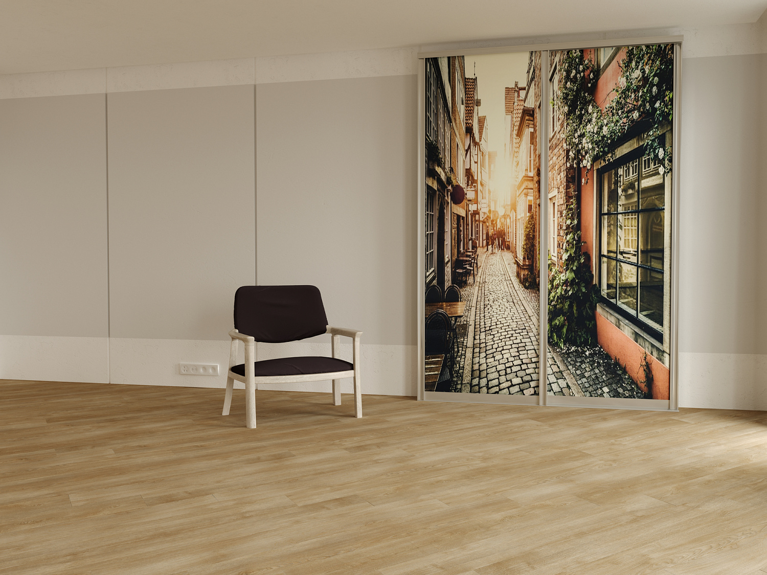 Кварцвиниловая плитка Fine Floor Strong FF-1255 Дуб Октопус кварц винил напольный