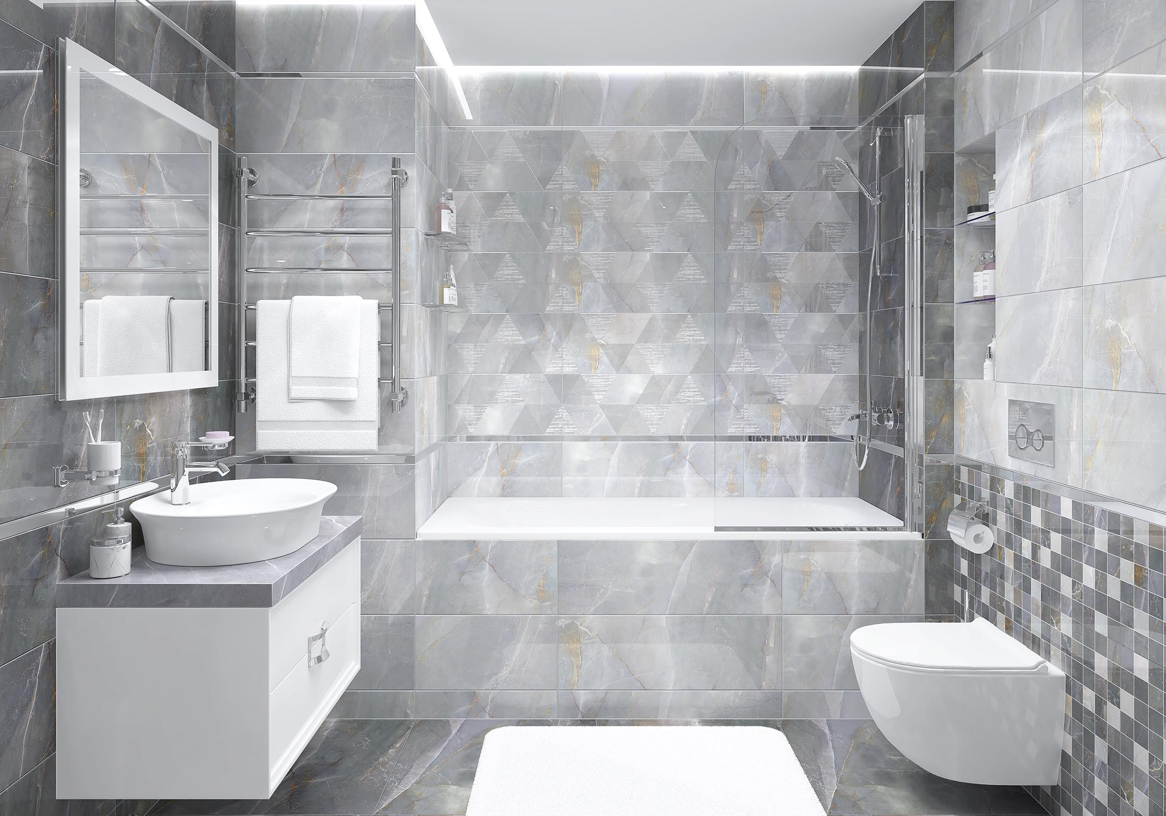 Керамогранит (SH 0053) Laparet Shade темно-серый 60x60 матовый