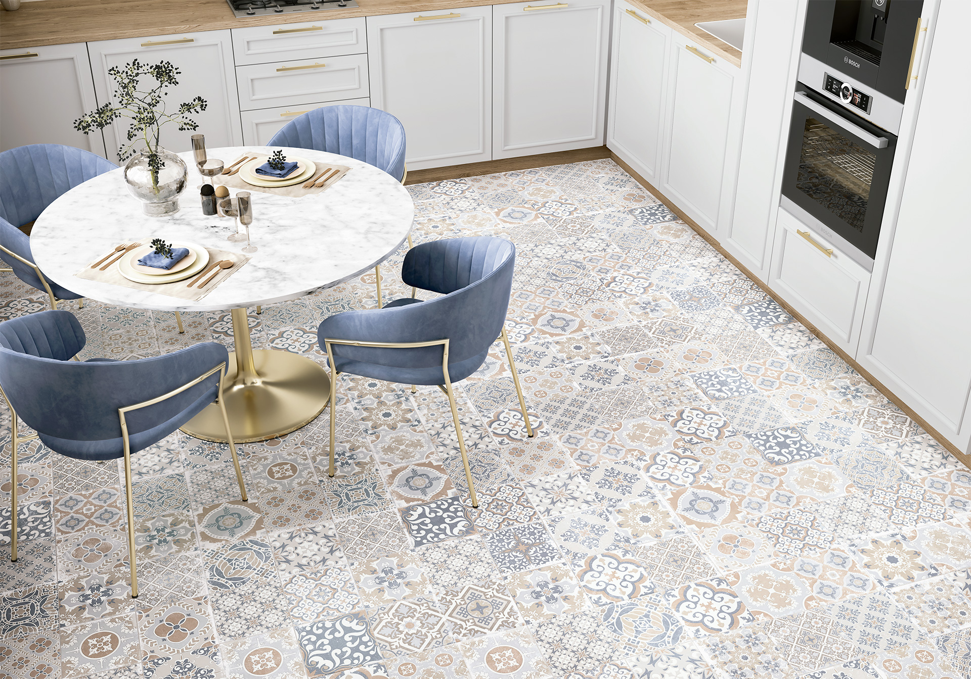 Керамогранит Alma Ceramica Кантри GFU04CTR14R бежевый 60x60