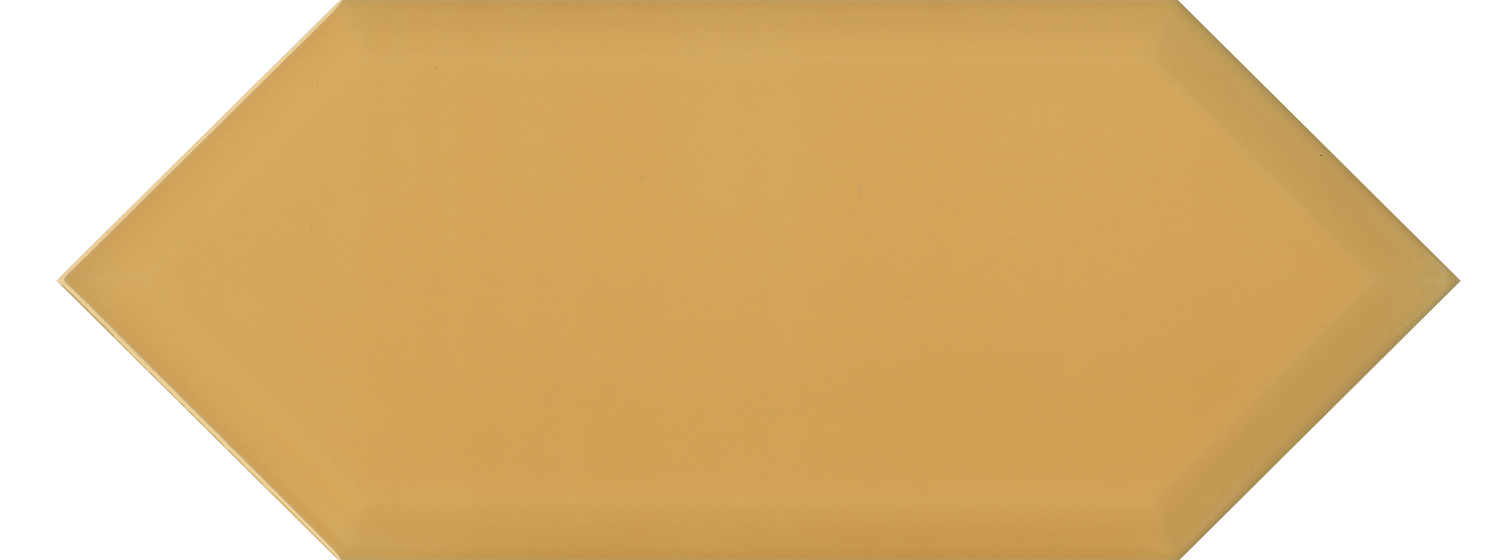 Керамическая плитка Kerama Marazzi Алмаш грань желтый глянцевый 14x34 35019