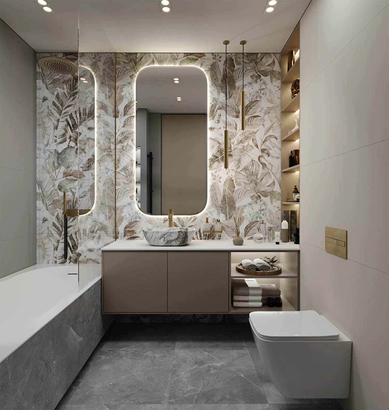 Декор Старо Слим Elite Bluebell Decor A+B Matt 60x120 голубой