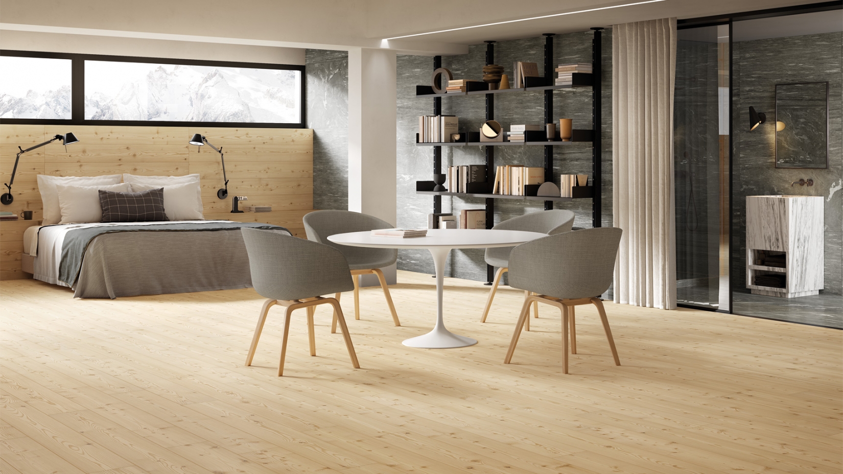 Декор Italon Skyfall Bianco Block 40x53