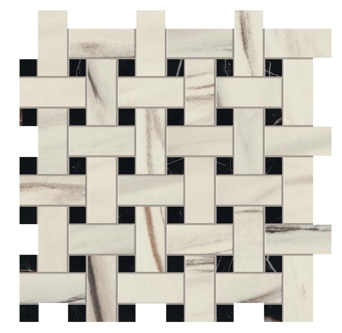 Мозаика Atlas Concorde Marvel Dream Bianco Fantastico Basket Weave 30.5x30.5 AOVJ