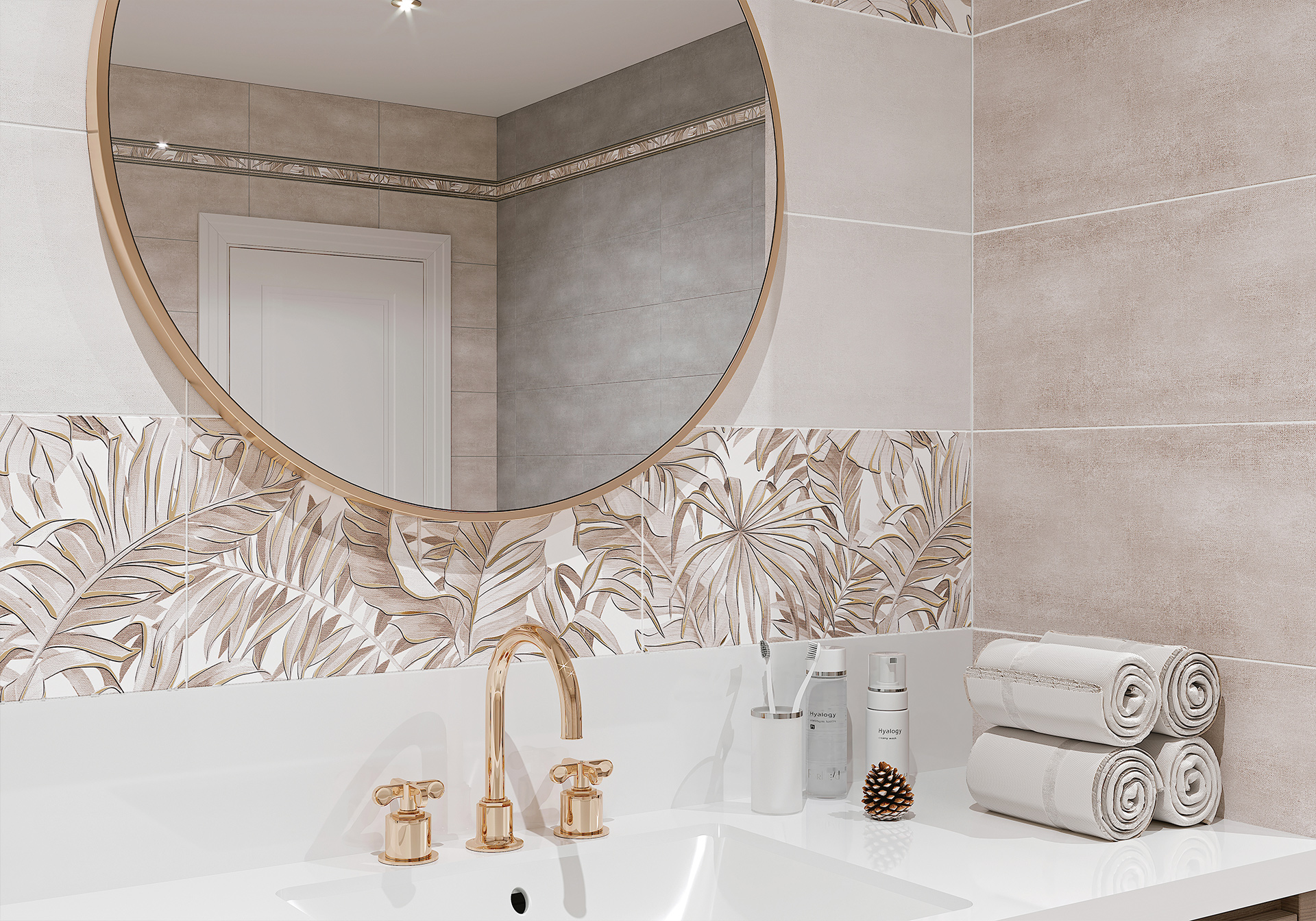Керамическая плитка Alma Ceramica Бонита TWU09BNT404 коричневый 24.9x50
