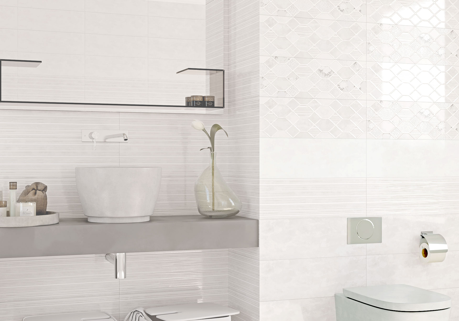 Керамическая плитка Alma Ceramica Роксана TWA11RXN404 бежевый 20x60