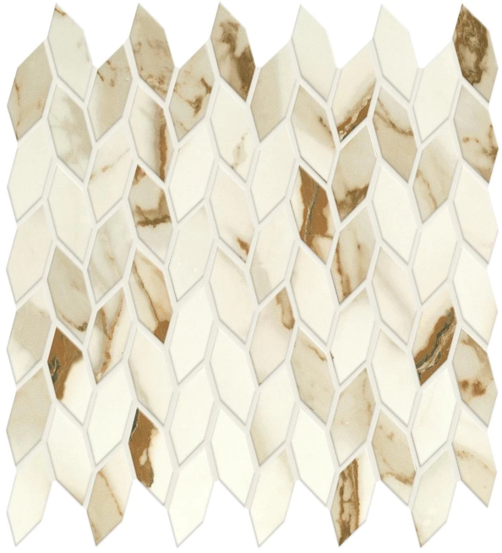 Мозаика Atlas Concorde Marvel Shine Calacatta Imperiale Twist Shiny 30.5x30.5 A4WN