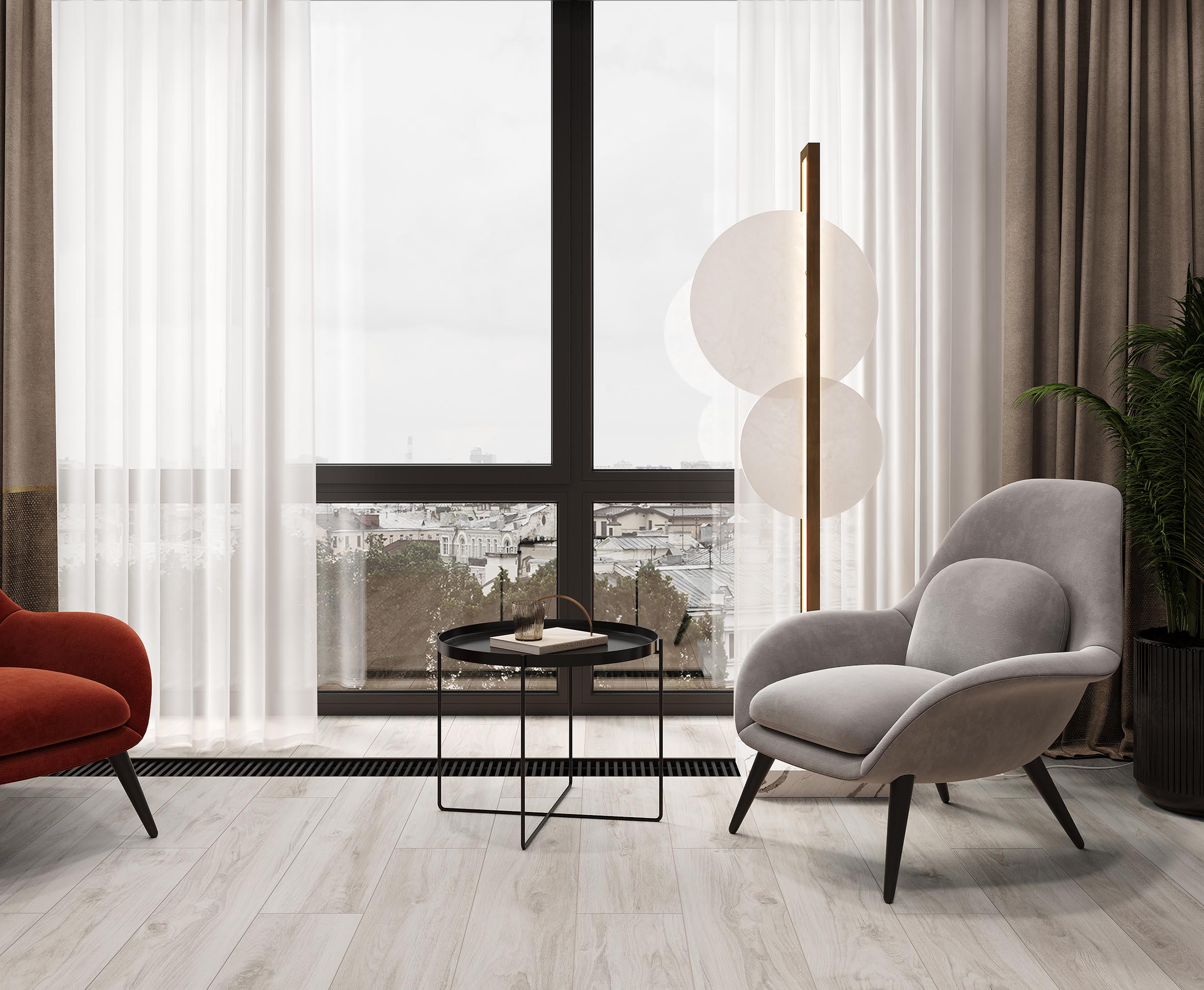 Керамогранит Laparet Epiq Gris светло-серый 20x120 матовый