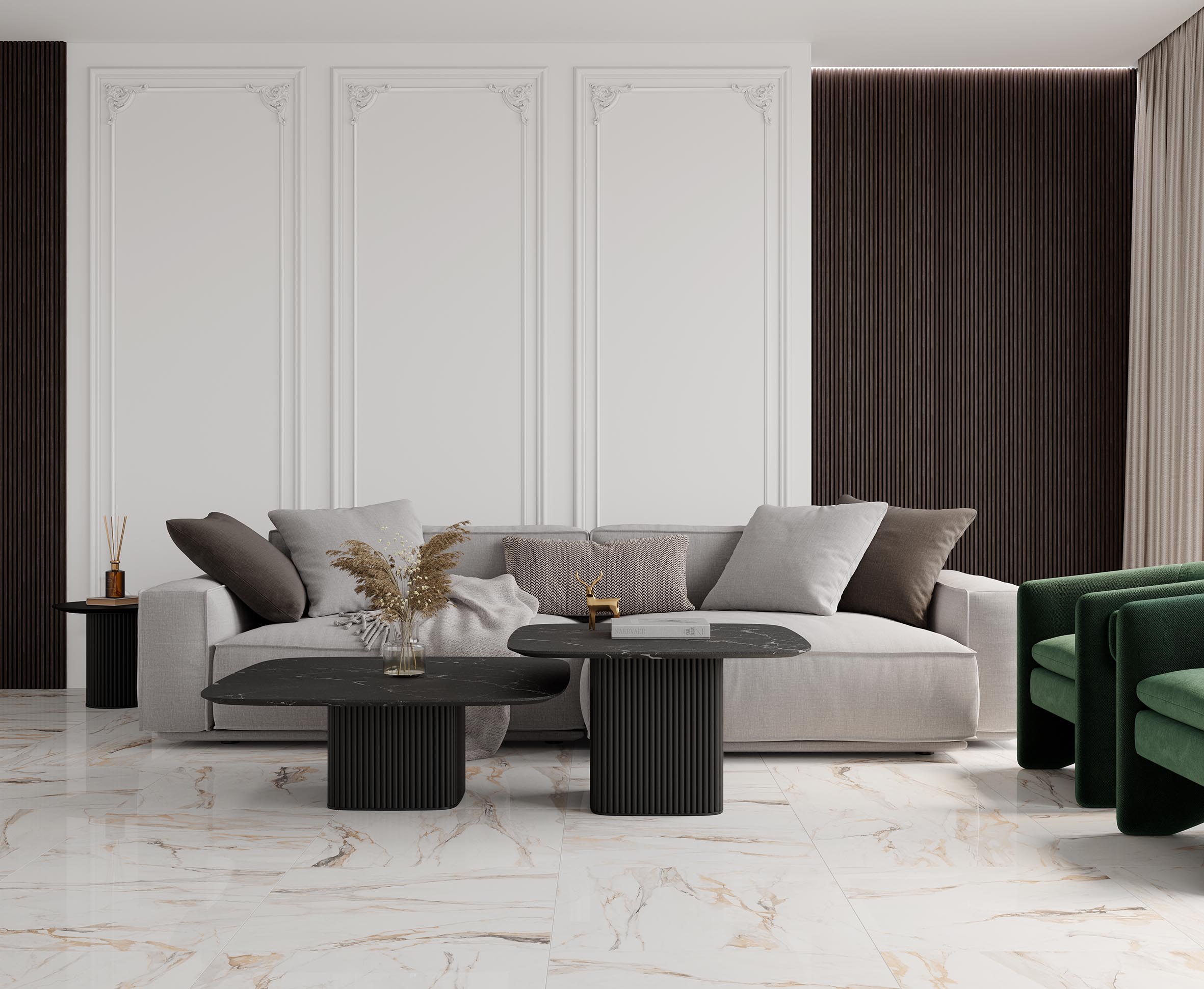 Керамогранит Laparet Statuario Porshe 60x60 матовый