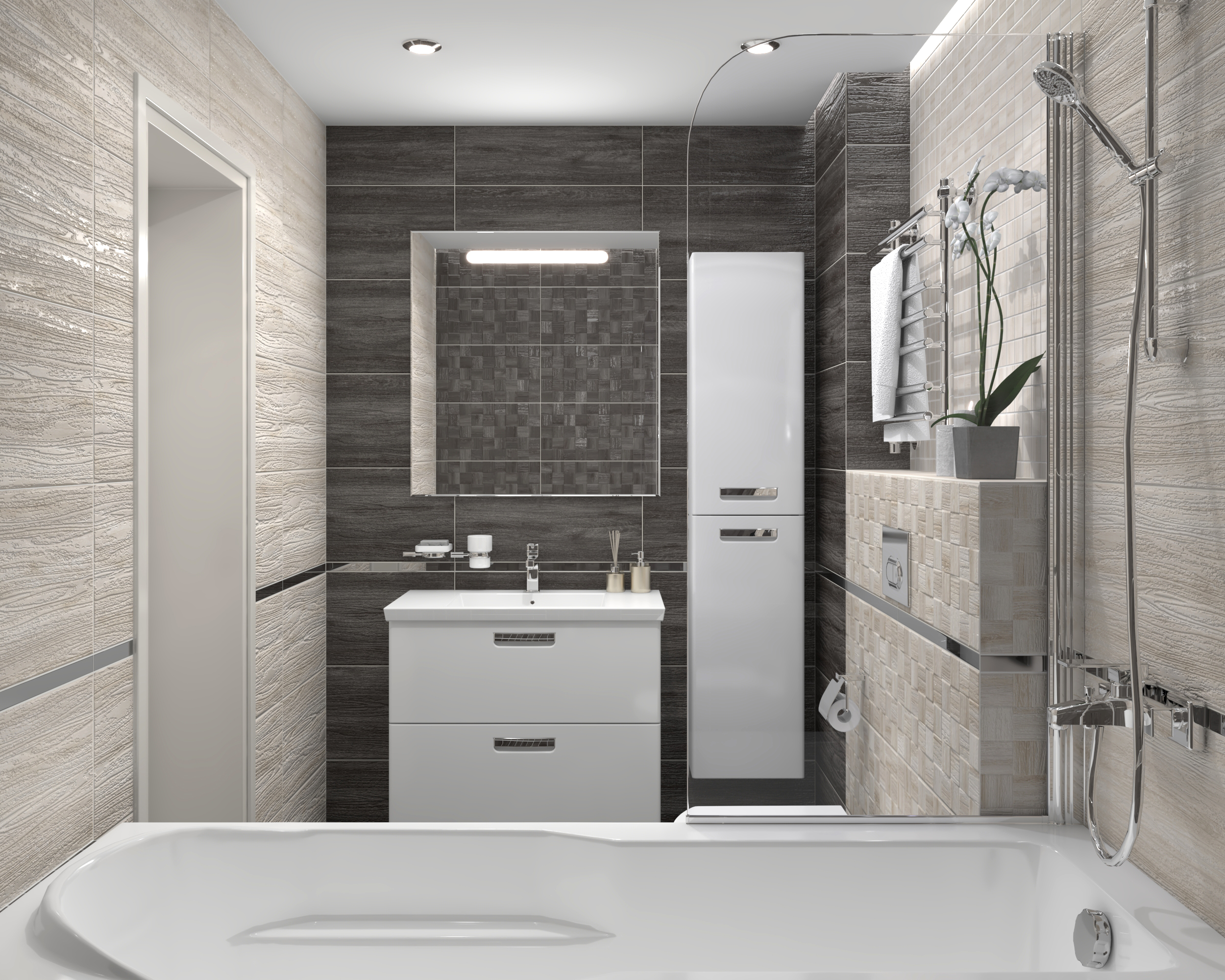 Декор Laparet Timber бежевый 30x60 матовый