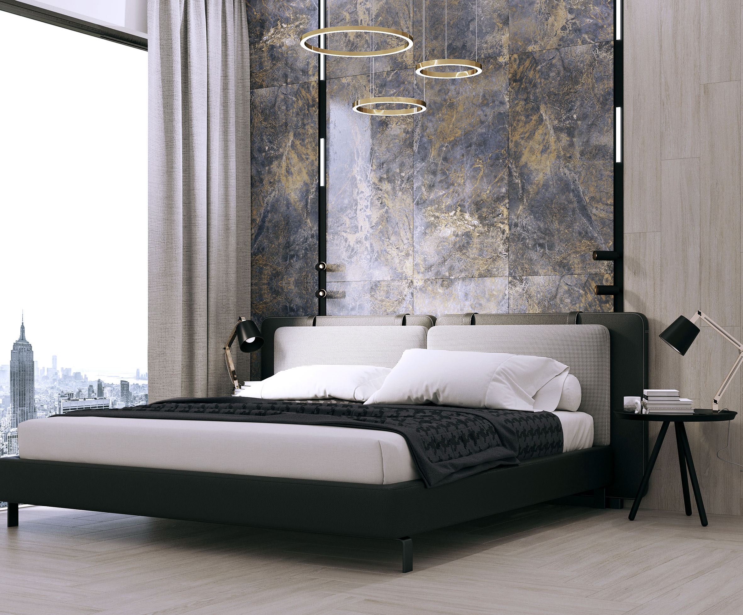 Керамогранит Laparet Krazzy Blue 60x120 полированный