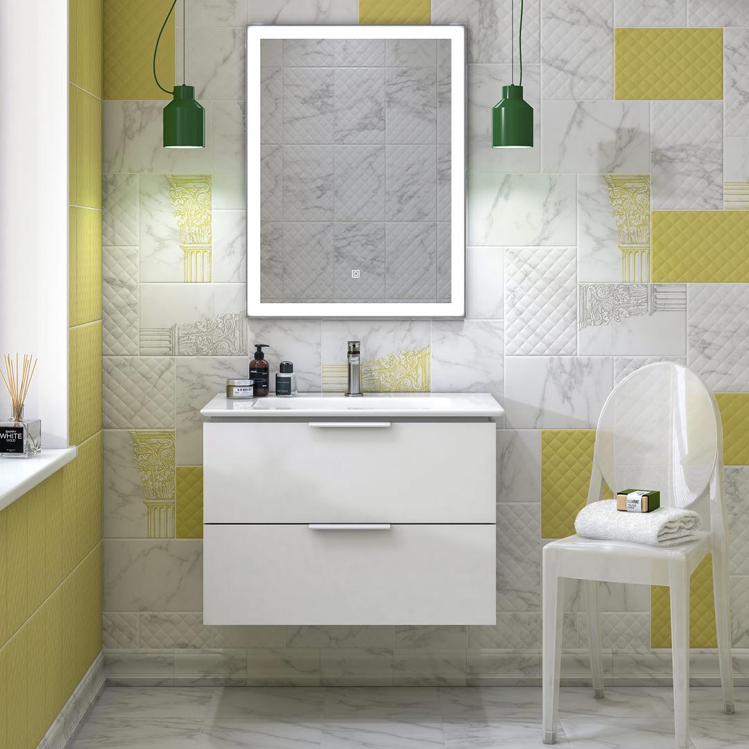 Керамическая плитка Kerama Marazzi 8330 Брера желтый структура 20x30