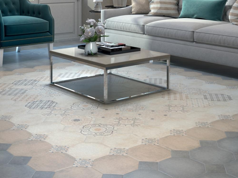 Керамогранит Kerama Marazzi SG243300N Пьяцетта серый 24x24