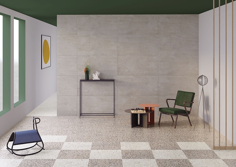 Керамогранит Vitra Beton-X Cветлый 60x60 лаппатированный