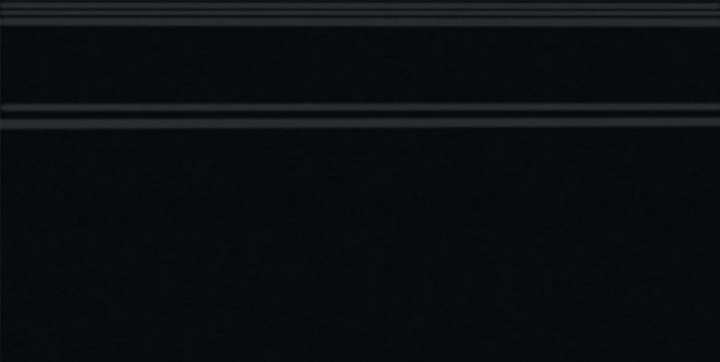Плинтус Kerama Marazzi Синтра черный матовый обрезной 20x40 FME014R