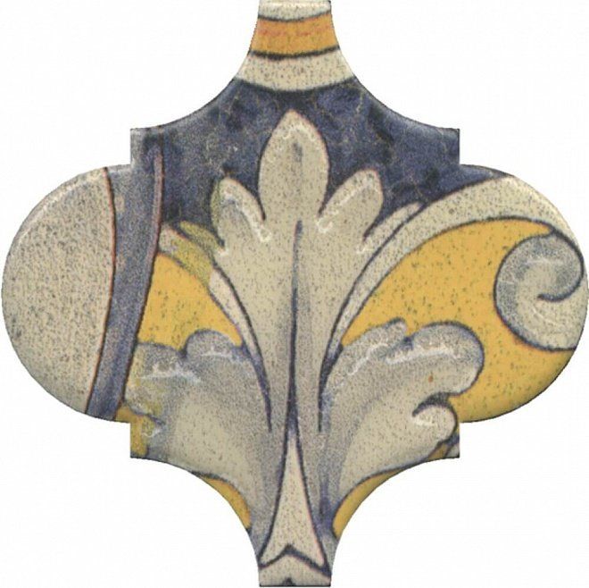 Декор Kerama Marazzi OP\A163\65000 Арабески котто орнамент 6,5x6,5