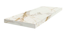 Ступень угловая правая ColiseumGres Pompei White 33x90