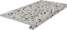 Ступень Kerama Marazzi KM6060G0001RGCF фронтальная клееная Бричиола белый матовый обрезной 33x60