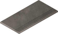 Ступень закругленная угловая левая Italon Millennium X2 Black 30x60