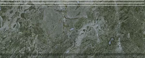 Бордюр Kerama Marazzi BDA026R Серенада зеленый глянцевый обрезной 12x30