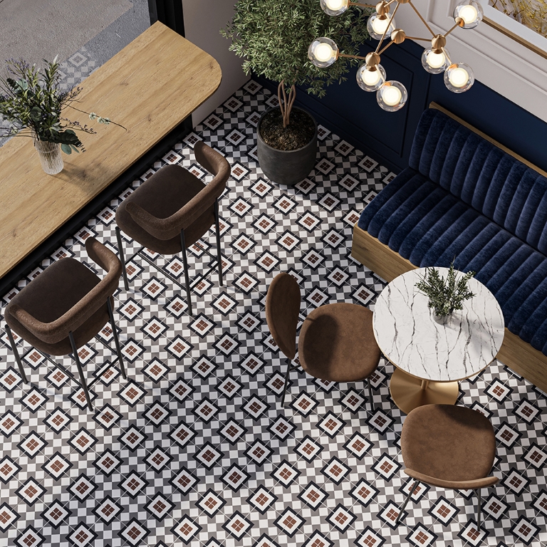 Керамогранит Старо Pre-Cut Bristol Red Matt 60x60 разноцветный