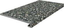 Ступень Kerama Marazzi KM6060G0021RGCF фронтальная клееная Бричиола черный матовый обрезной 33x60