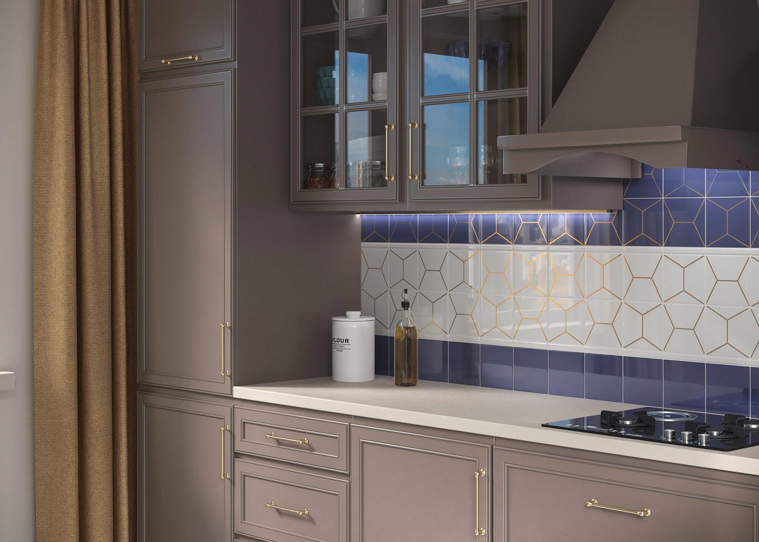 Керамическая плитка Kerama Marazzi 17063 Витраж белый 15x15