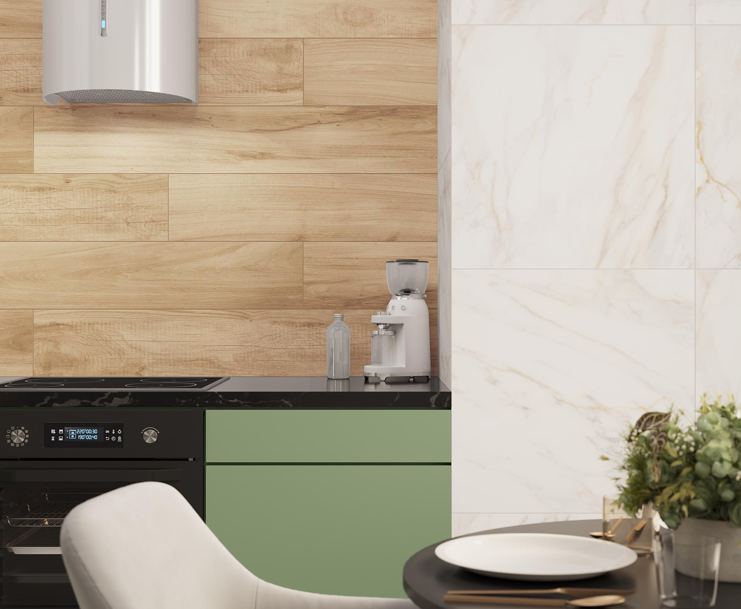 Керамогранит Laparet Royal Almond бежевый 20x120 матовый