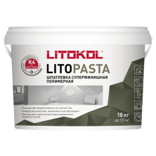 Полимерная шпатлевка Литокол LITOPASTA 18кг белый