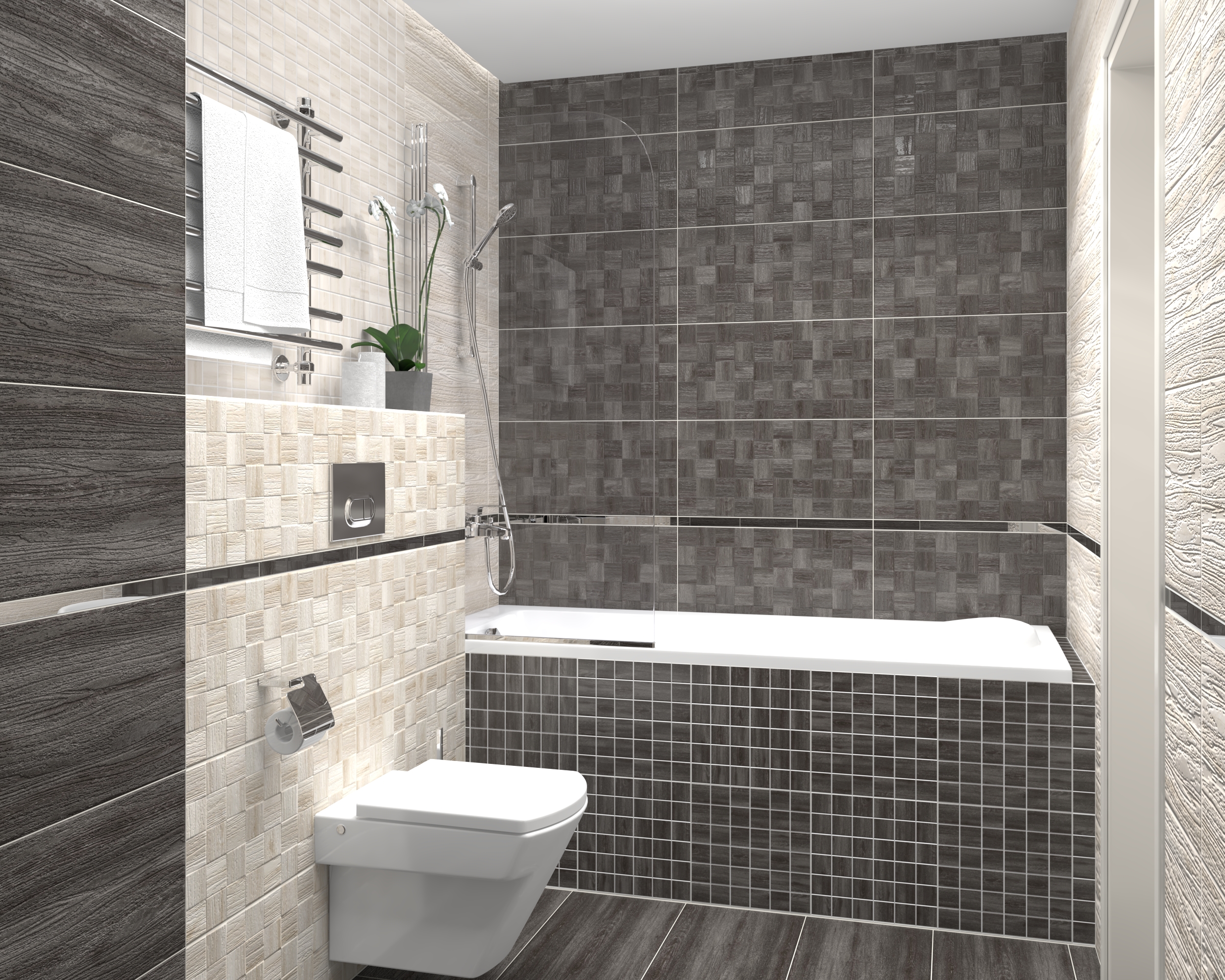 Декор Laparet Timber бежевый 30x60 матовый