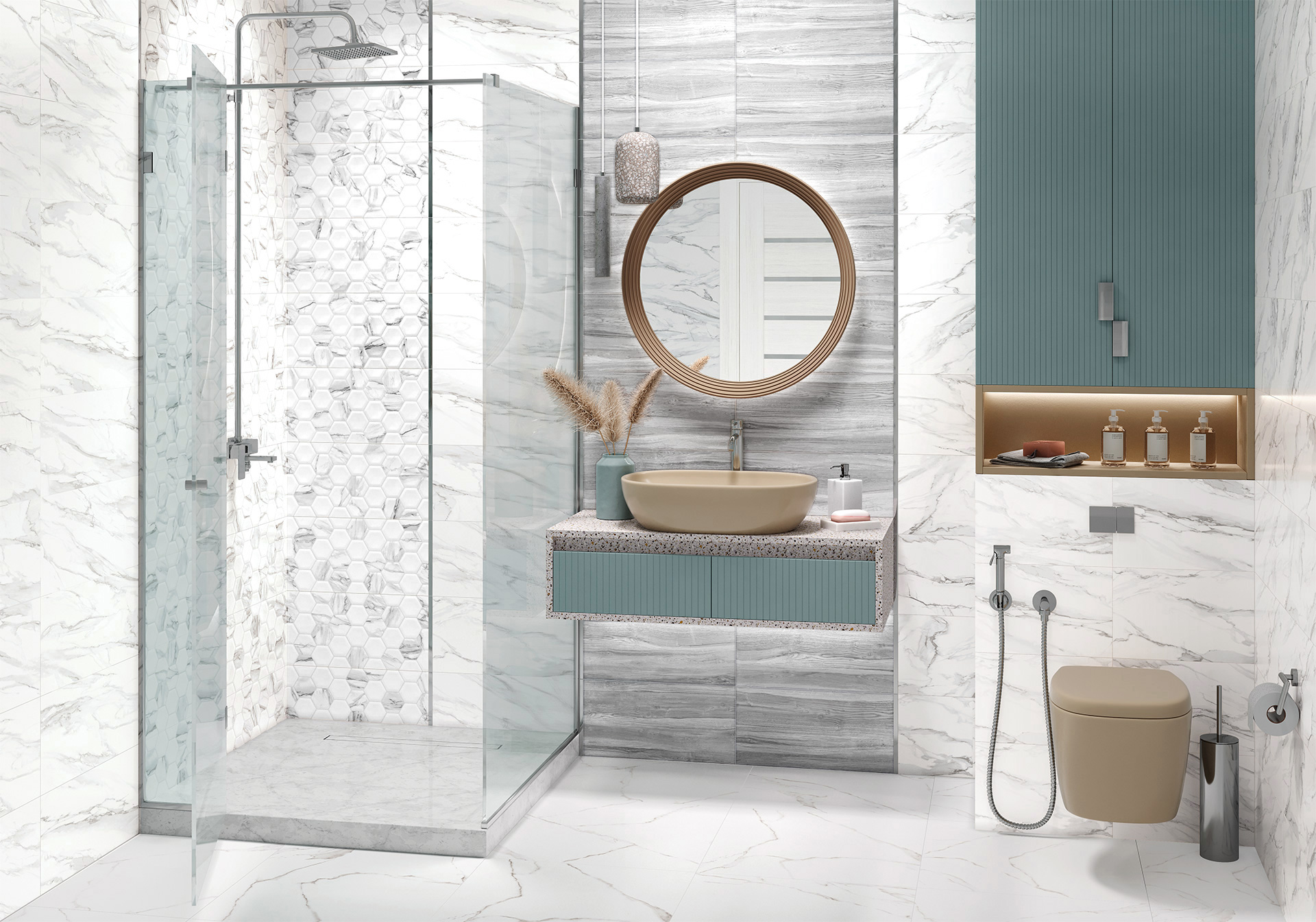 Керамическая плитка Alma Ceramica Вегас TWU09VEG017 белый 24.9x50