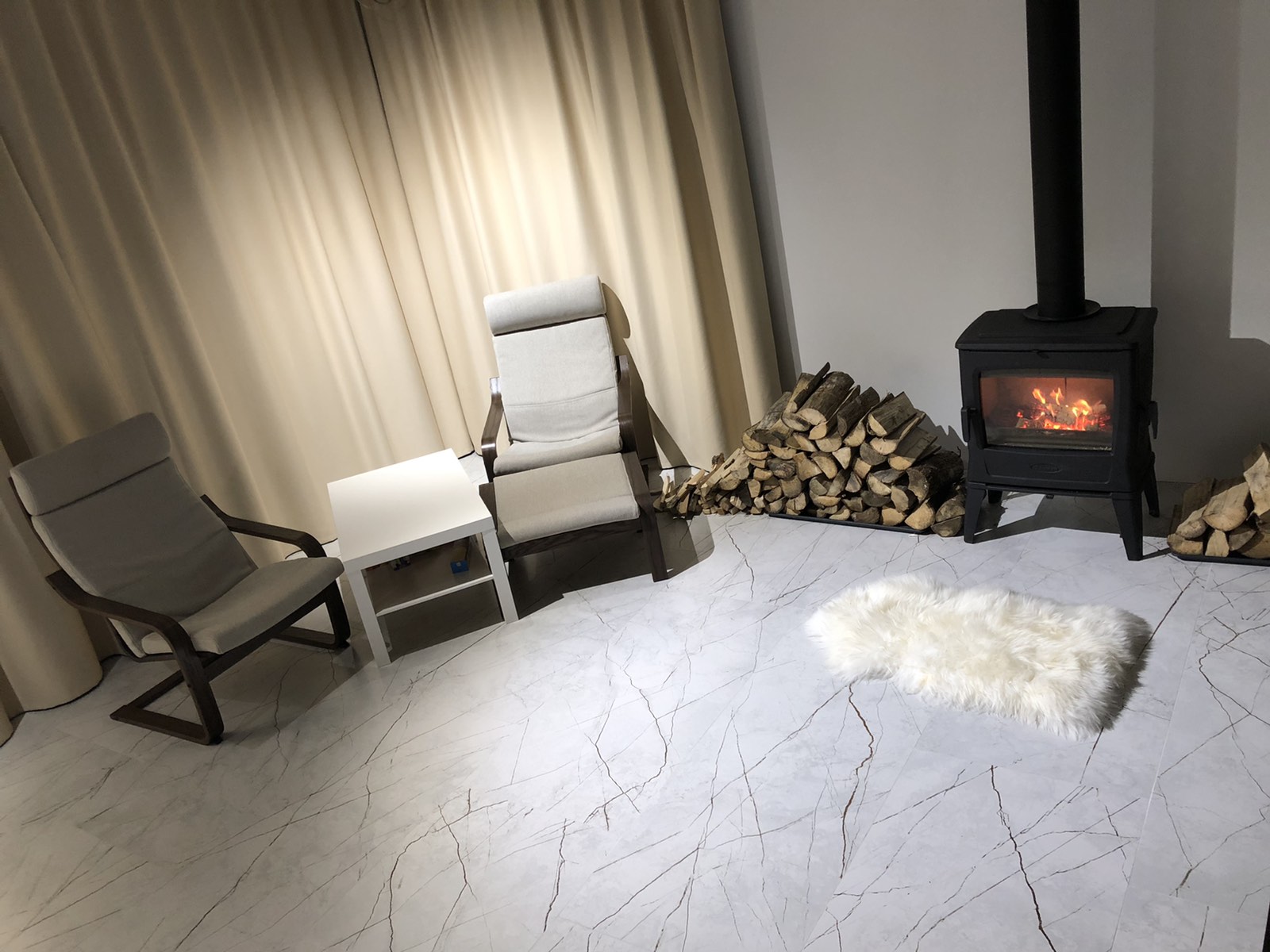 Керамогранит Сандра Белый 60x120 MR