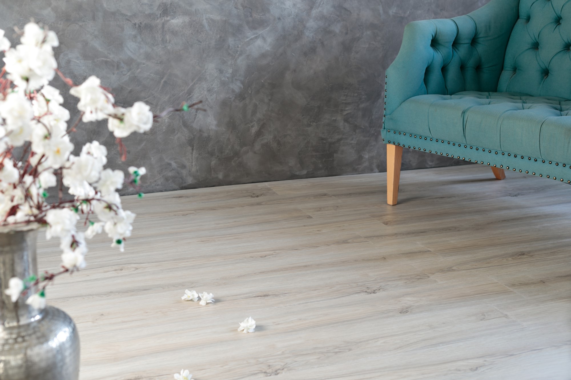 Кварцвиниловая плитка Aqua Floor Quartz AF3513QV 1220x180 Дуб Темный замковый кварц винил напольный
