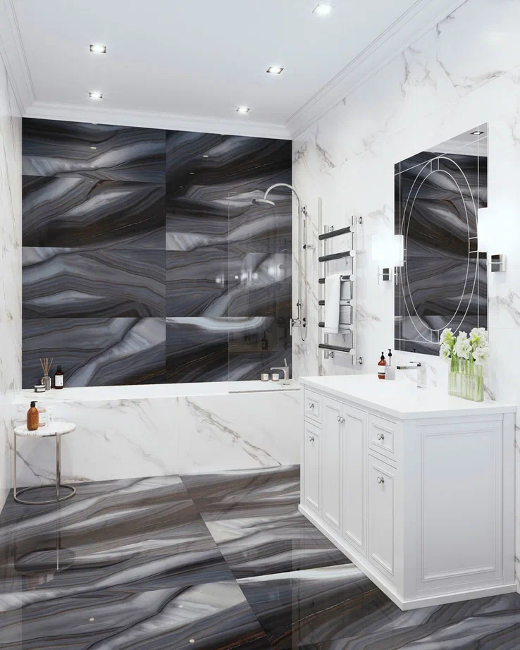 Керамогранит Старо Swizer White Polished 60x120 белый