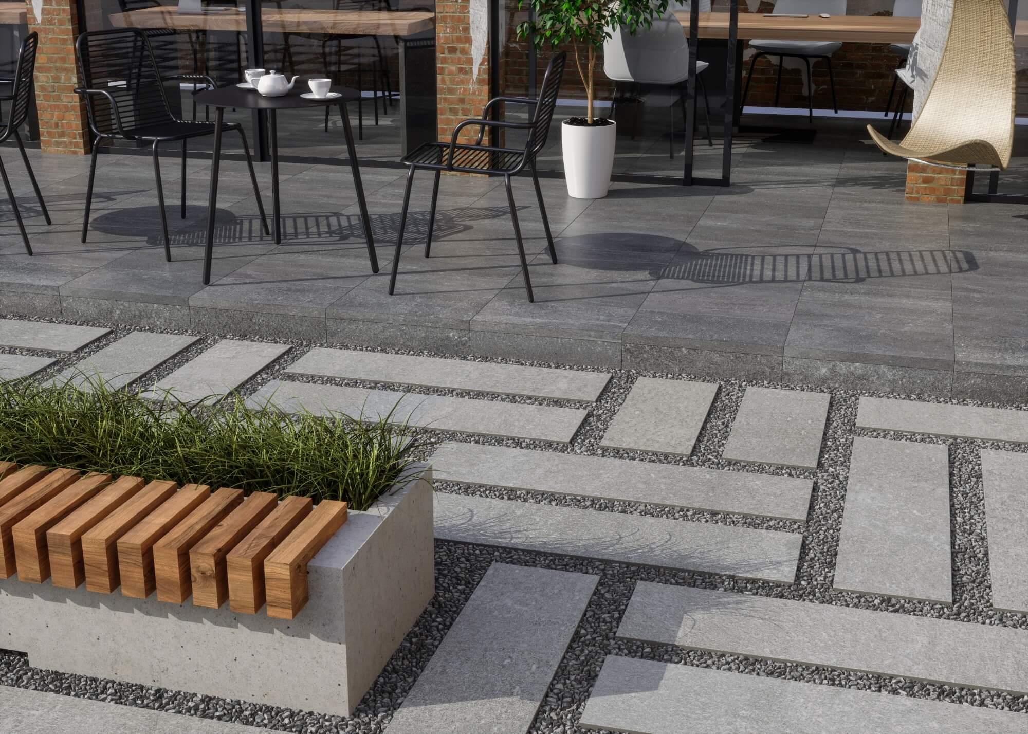 Мозаика Керама Марацци SBM014\DD204020 Про Нордик серый темный мозаичный 30х30