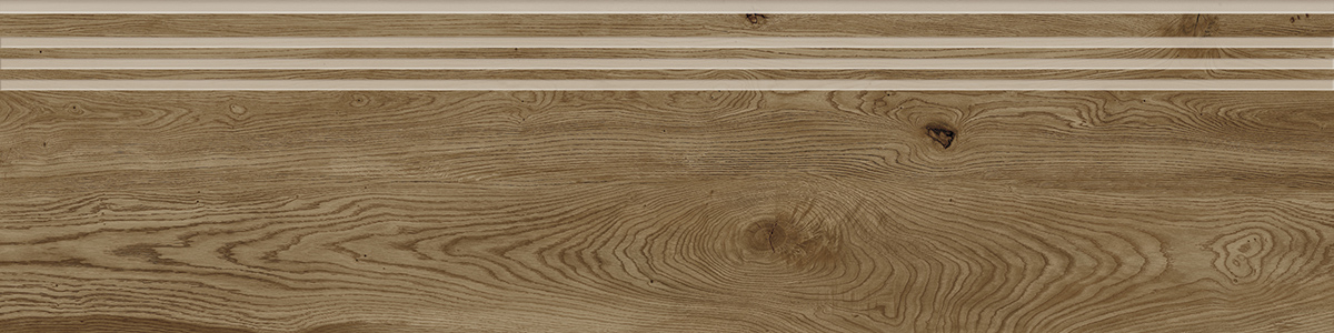 Ступень Этно Вуд Коричневый 30x120 SR