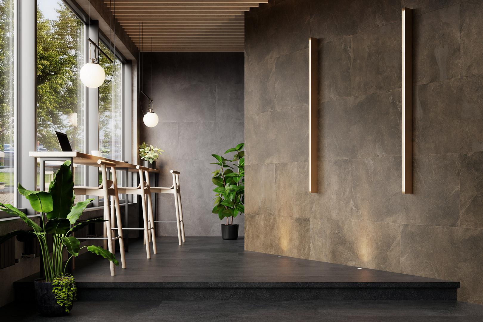 Керамогранит Kerama Marazzi Про Стоун чёрный обрезной 60x60 DD600720R